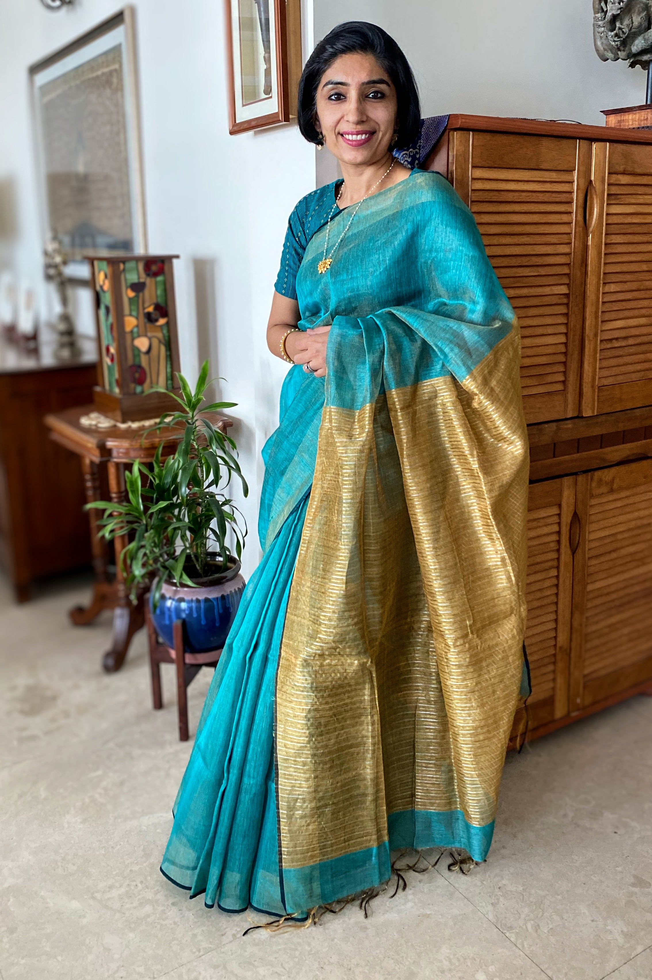 Pink Bhagalpur Silk Saree: Elegant and Timeless – Luxurion World